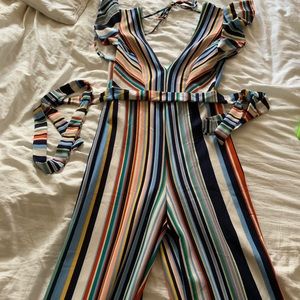 COPY - Multi colored striped jumpsuit